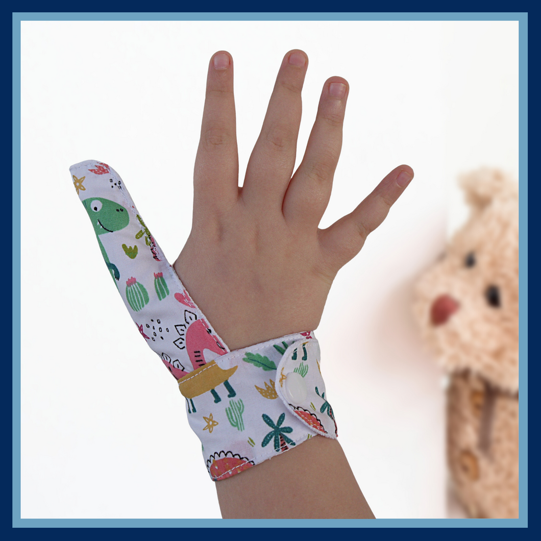 Thumb Guard thumb cover with single wrist strap, to help Stop thumb sucking habits in children and adults