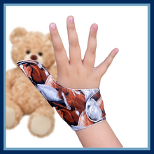 Load image into Gallery viewer, Thumb guard. Thumb sucking thumb glove. Horse themed. Animal Thumb Guards Collection
