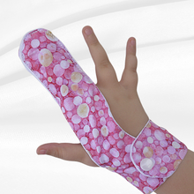 Load image into Gallery viewer, pink bubble themed finger guard The thumb guard store
